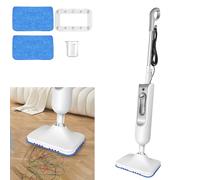 Steam Mop 1500W, 2 Speed Floor Steamer with Detachable Handle for Tile, Hardwood, Handheld Steam Cleaner for Home Use, 400ML Tank, 16FT Cable, 2 Mop Pads