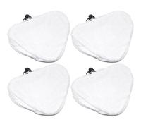 Steam Mop Microfibre Cleaning Cloth Cover Pads Kit For Triangular Head Steam Mops X4 - Compatible With Vax & More By Ufixt