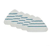 Steam Mops Replacement Pads for True&Tidy STM-500 and STM-700A - Microfiber, 29 x 20 cm, Blue, Machine Washable, 5 pcs