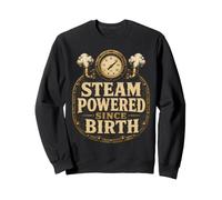 Steam Powered Since Birth Railfan Sweatshirt