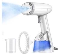 Steam Presses Portable Clothes Steamer Handheld, FMK Garment Steamer For Clothes & Steamer Clothing With 260ml Tank Travel Steamers For Clothes For Travel, Curtain, Dress Vertical White-yellow