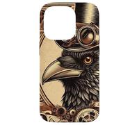 STEAM PUNK CROW steampunk society Case for iPhone 14 Pro
