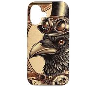 STEAM PUNK CROW steampunk society Case for iPhone 16