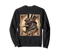 STEAM PUNK CROW steampunk society Sweatshirt
