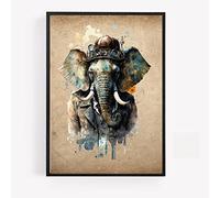 Steam punk steampunk elephant Print Picture Poster hipster dapper vinatge style A4 UNFRAMED wall art Home decor Decorating gift
