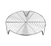 Steam Rack 1Pc Stainless Steel Steamer Rack Multifunction Pot Steaming Tray Dumplings Eggs Grill Stand Kitchen Tableware Cooking(B18cm)