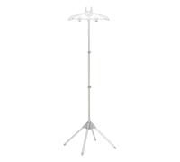 Steam Rack Clothes Laundry Holder Hand Steamer Foldable Clothes Rack Adjustable Aluminium Alloy PP 160 cm Rotating Clampable Trousers Wedding Dress