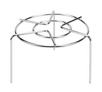 Steam Rack Trivet, 3.9 X 6.3in Stainless Steel Steaming Tall Stand Muti Purpose Round Steaming Rack Cooking Stand Tall Trivet Wire Steamer Kettle Holder