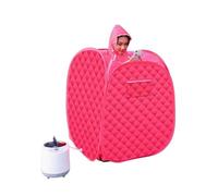 Steam Sauna, Portable Folding Steam Sauna SPA Room Tent Box Without Steamer for One Person Or Two People Weight Loss Full Body Slimming,for Home(Dual-use-red)