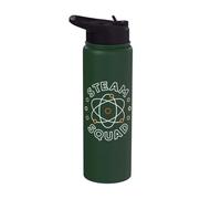 STEAM Squad Science Technology Engineering Art Math Atom Stainless Steel Insulated Water Bottle