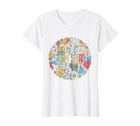 STEAM Squad - Science Technology Engineering Art Mathematics Value Graphic T-Shirt, Women, White, S