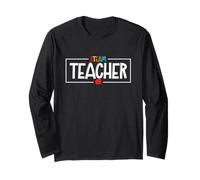 Steam Teacher Apple Classroom Science Long Sleeve T-Shirt