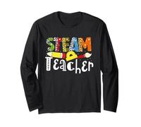 Steam Teacher Science Tech Engineering Arts Maker Long Sleeve T-Shirt