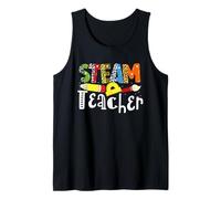 Steam Teacher Science Tech Engineering Arts Maker Tank Top