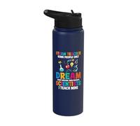 Steam Teacher Some People Dream Meet Scientists Stainless Steel Insulated Water Bottle