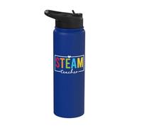 STEAM Teacher STEAM Teaching Science Teacher Stainless Steel Insulated Water Bottle