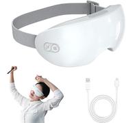 Steam Therapy Mask, Hot Compress Cold Compress Nano Atomizing Eye Moistening Device2 Levels Adjustable Smart Hot & Cold Steam Eye Mask for Dark Circles, Puffiness, Dry Eyes Relief (1PCS)