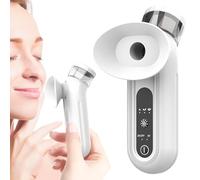 Steam Therapys Wand for Dry Eyes,Eye Steamer for Dry Eyes, Heated Nano Eye Mist Sprayer,Rechargeable Handheld Eye Moisturizer and Soother,Face Eye Relief Steam Therapys Machine (White)