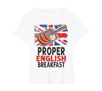 Steam Traction Engine Idea for Dad & Steam Engine Breakfast T-Shirt, Women's Plus, White, 4X