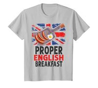 Steam Traction Engine Idea for Dad & Steam Engine Breakfast T-Shirt, Youth, Silver Grey, 4T