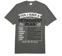 Steam Traction Engine Retirement Idea for Men & Steam Engine Comfort Colors Adult Heavyweight T-Shirt