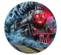 Steam Train 1000 Piece Jigsaw Puzzle for Women, Men Scenic Railway Colourful Jigsaws Educational Games Great Gift 1000pcs (67.5x67.5cm)