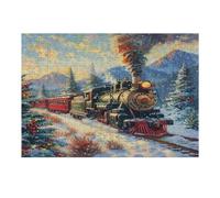 Steam Train 300 Piece Jigsaw Puzzle for Adults Teens Jigsaw After Work Leisure Brainteasing Puzzle for Colleagues Stress Buster 300 PCS