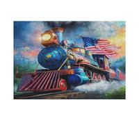 Steam Train 300 Piece Jigsaw Puzzle for Adults Teens Magical Jigsaw After Work Leisure Brainteasing Puzzle for Colleagues Stress Buster 300 PCS