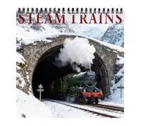 Steam Train Calendar 2026 - 8.2 Inch Vintage Wall Calendar | 12 Months Steam Trains Planner | Elegant Home And Office Decoration Gift For Train Lovers And Collectors