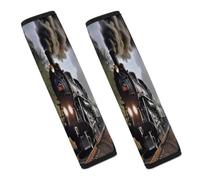 Steam Train Car Seat Belt Cover Soft Comfortable Shoulder Seatbelt Pads Cover Seat Belt Pad for Suitable for Car Interior Accessorie
