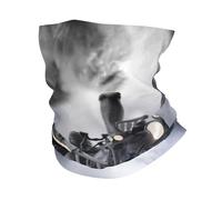 Steam Train Clouds Print Neck Warmer Ultra-Soft, Stretchy Neck Gaiter Winter Neck Gaiter Warmer For Menand Women