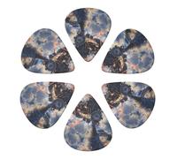 Steam Train Clouds Printed Guitar Picks Plectrum,Guitar accessories,6pcs 0.46mm