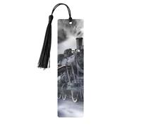 Steam Train Clouds Wooden Bookmark Perfect Decoration for Bookmarks Lovers Students Reading Book Club