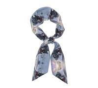 Steam Train Depart Sunset Print Head Scarf Hair Neck Scarves For Women Purse Bag Scarfs,Lightweight Fashion Silk Satin Head Scarves
