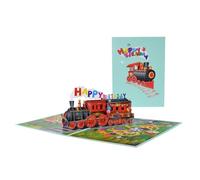 Steam Train Design 3D Pop-Up Birthday Card