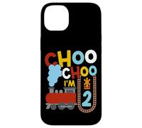 Steam Train Driver Trainspotting Locomotive 2nd Birthday Case for iPhone 14 Plus