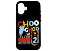 Steam Train Driver Trainspotting Locomotive 2nd Birthday Case for iPhone 16