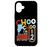 Steam Train Driver Trainspotting Locomotive 2nd Birthday Case for iPhone 16 Plus
