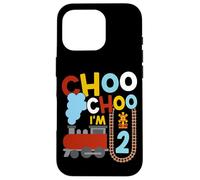 Steam Train Driver Trainspotting Locomotive 2nd Birthday Case for iPhone 16 Pro