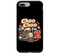 Steam Train Driver Trainspotting Locomotive 2nd Birthday Case for iPhone 7 Plus/8 Plus