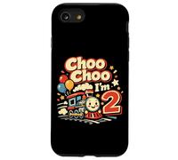 Steam Train Driver Trainspotting Locomotive 2nd Birthday Case for iPhone SE (2020) / 7/8