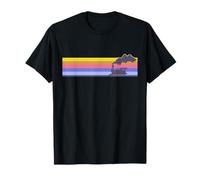 Steam Train Driver Trainspotting Locomotive Retro Vintage T-Shirt
