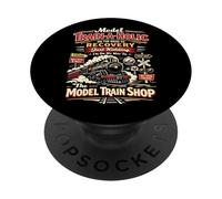 Steam Train Driver Trainspotting Locomotive Vintage Model PopSockets Adhesive PopGrip