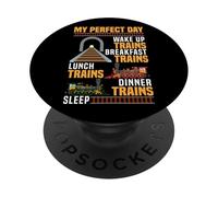Steam Train Driver Trainspotting Locomotive Vintage My PopSockets Adhesive PopGrip