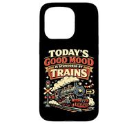 Steam Train Driver Trainspotting Locomotive Vintage Today's Case for iPhone 15 Pro