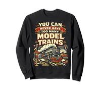 Steam Train Driver Trainspotting Locomotive Vintage You Can Sweatshirt