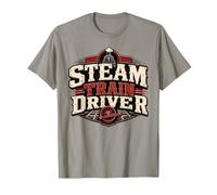 Steam Train Driver Vintage Railway Engineer Locomotive T-Shirt