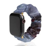 Steam Train in Snowy Day Smartwatch Replacement Band Compatible with IWatch Soft Elastic Wristbands Watch Strap 38mm/40mm