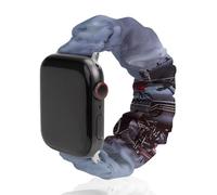 Steam Train in Snowy Day Smartwatch Replacement Band Compatible with IWatch Soft Elastic Wristbands Watch Strap 42mm/44mm