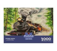 Steam Train Jigsaw Puzzles for Adults Gifts 1000 Pieces Educational Games Home Decoration Brainteasing Dream Journey Jigsaw Puzzle for Adults 70x50cm/1000pcs